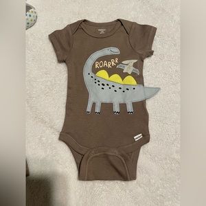 Gerber dinosaur onesie.